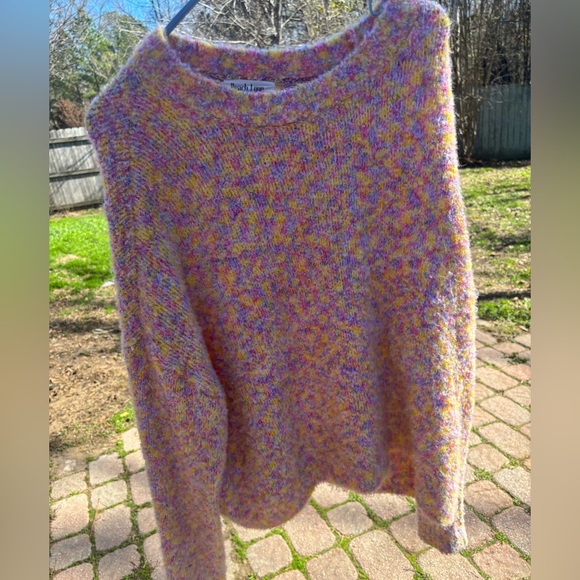 Peach Love California Colorful Sweater - Picture 1 of 2